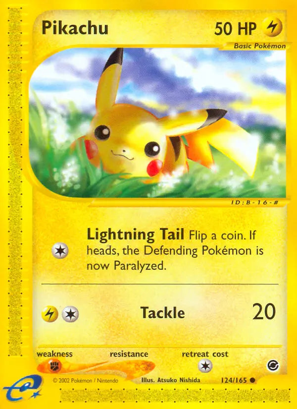 Pikachu 124 Expedition Base Set Pokesingles