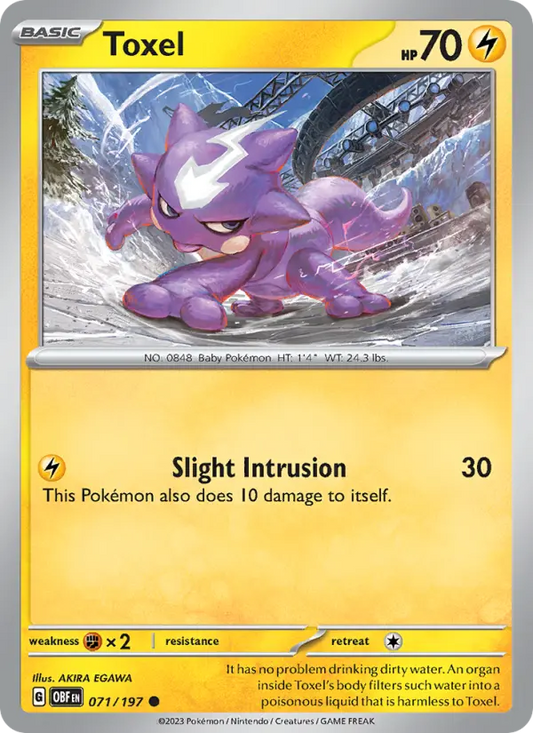 Toxel 71 Obsidian Flames Pokesingles