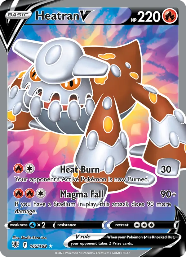 Heatran V 165 Astral Radiance Pokesingles