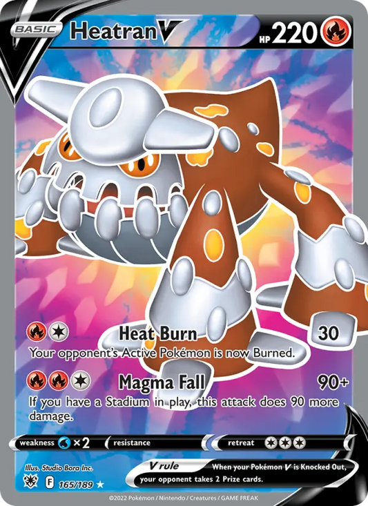 Heatran V 165 Astral Radiance Pokesingles