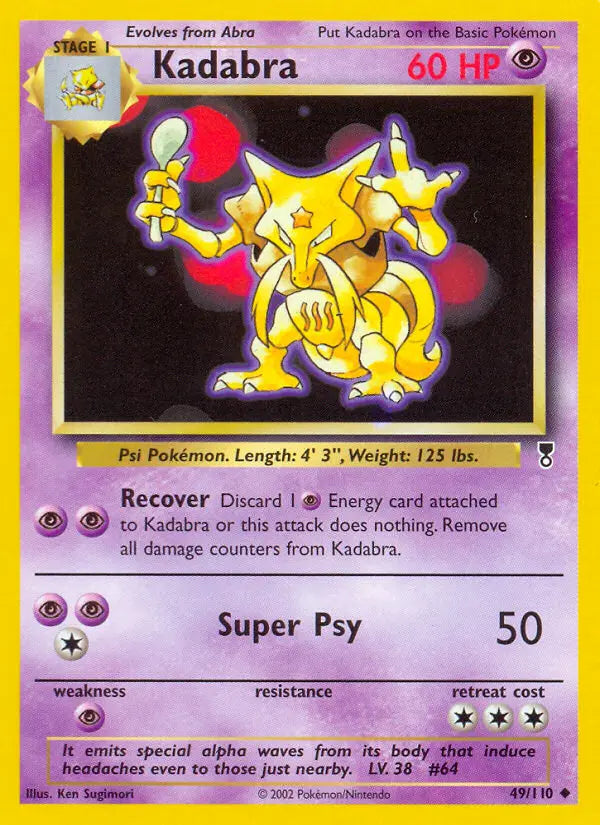 Kadabra 49 Legendary Collection Pokesingles