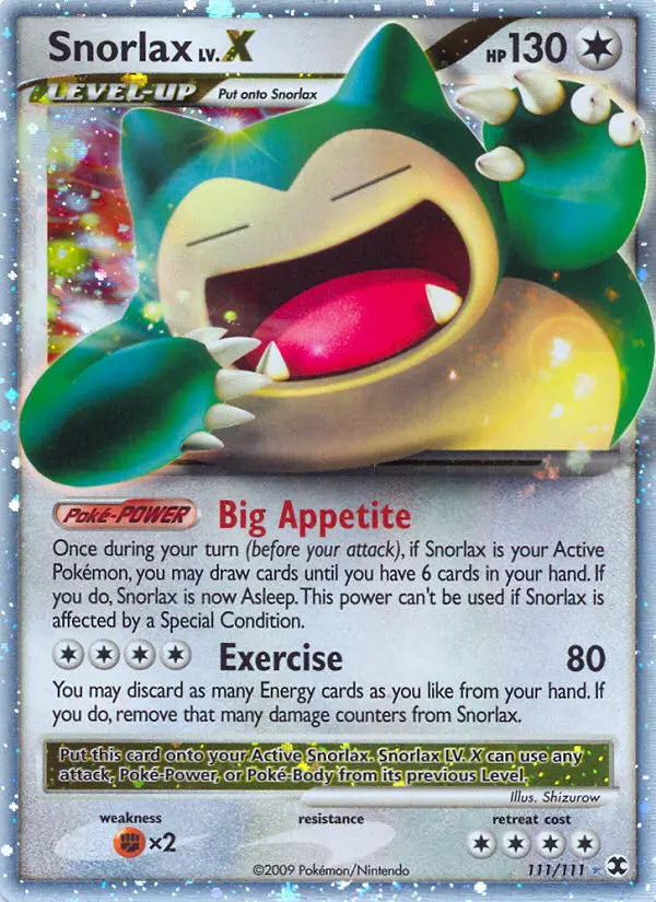 Snorlax 111 Rising Rivals Pokesingles
