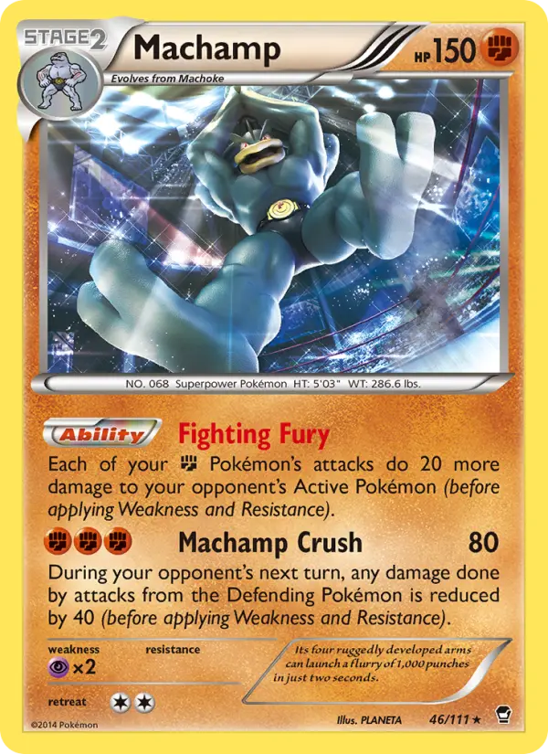 Machamp 46 Furious Fists Pokesingles