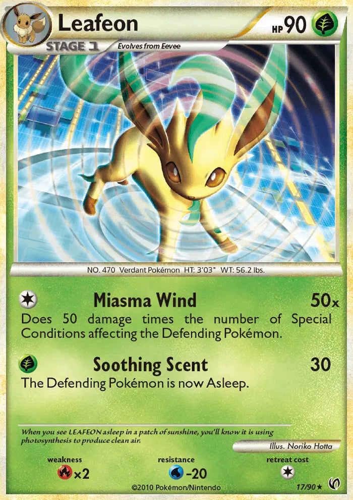 Leafeon 17 Undaunted Pokesingles