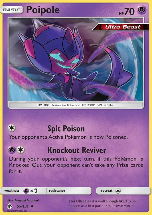 Poipole 55 Forbidden Light Pokesingles