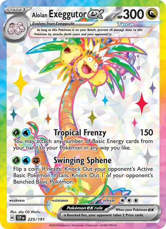 Alolan Exeggutor ex 225 Surging Sparks Pokesingles