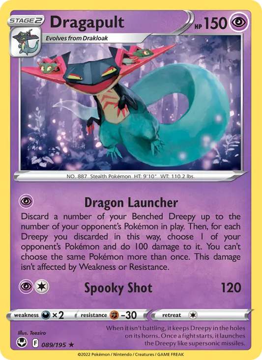 Dragapult 89 Silver Tempest Pokesingles