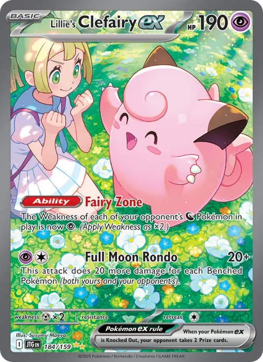 Lillie's Clefairy ex 184 Journey Together Pokesingles