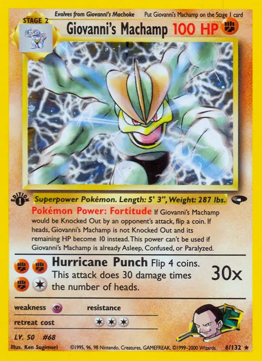Giovanni's Machamp 6 Gym Challenge Pokesingles
