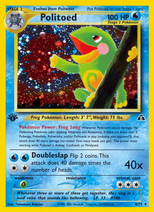 Politoed 8 Neo Discovery Pokesingles