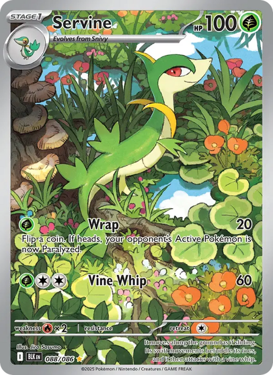 Servine 88 Black Bolt Pokesingles