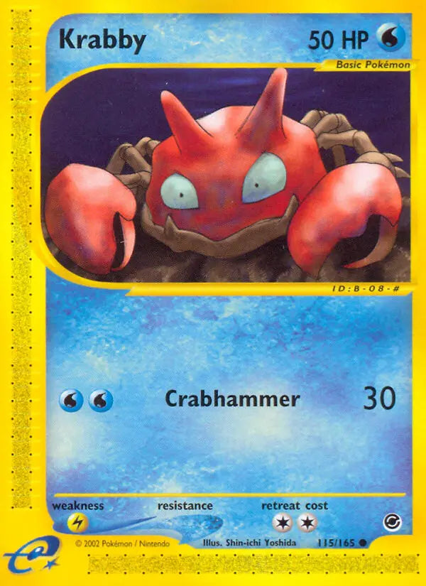 Krabby 115 Expedition Base Set Pokesingles