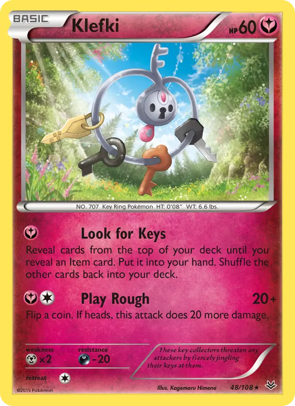 Klefki 48 Roaring Skies Pokesingles
