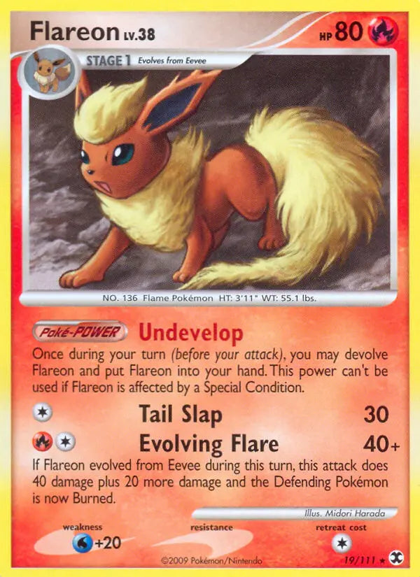 Flareon 19 Rising Rivals Pokesingles