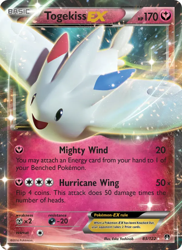 Togekiss EX 83 BREAKpoint Pokesingles