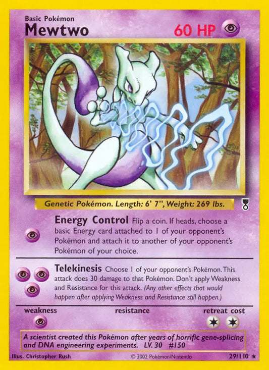 Mewtwo 29 Legendary Collection Pokesingles