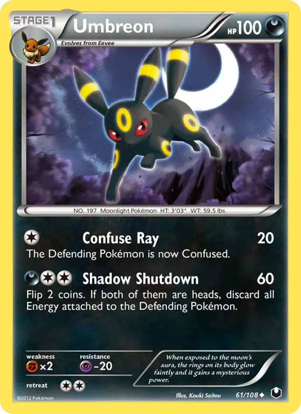 Umbreon 61 Dark Explorers Pokesingles