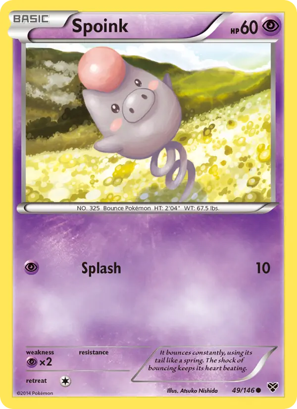 Spoink 49 XY Pokesingles