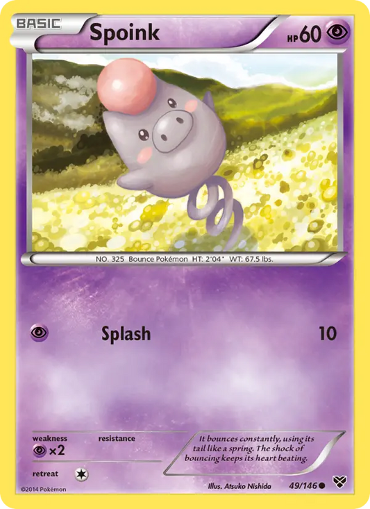 Spoink 49 XY Pokesingles
