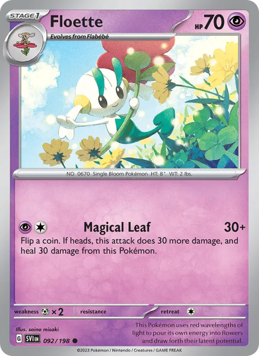Floette 92 Scarlet & Violet Pokesingles