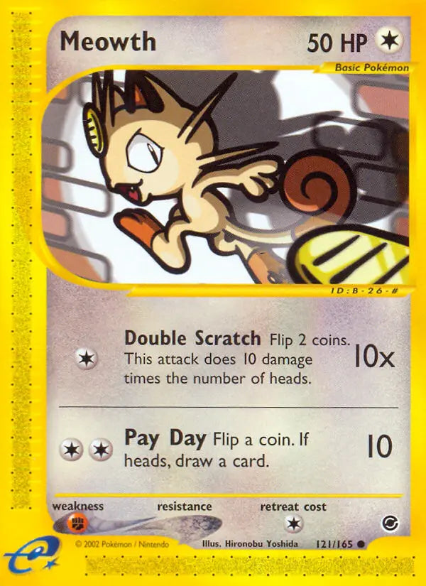 Meowth 121 Expedition Base Set Pokesingles