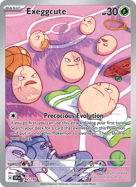 Exeggcute 192 Surging Sparks Pokesingles
