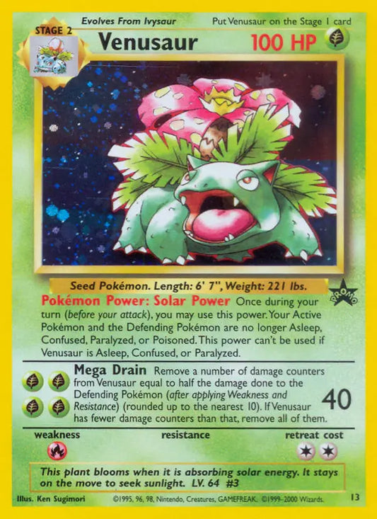Venusaur 13 Wizards Black Star Promos Pokesingles