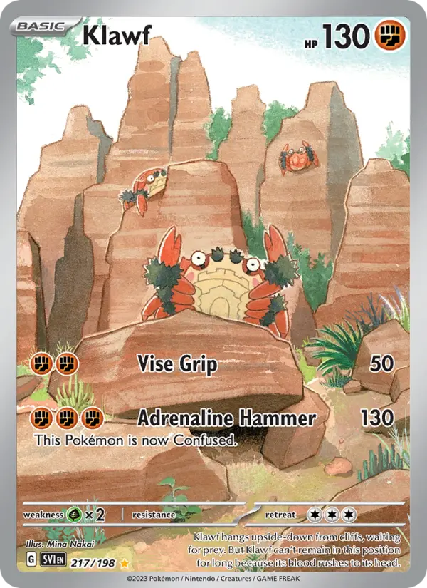 Klawf 217 Scarlet & Violet Pokesingles