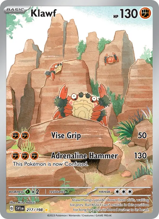 Klawf 217 Scarlet & Violet Pokesingles
