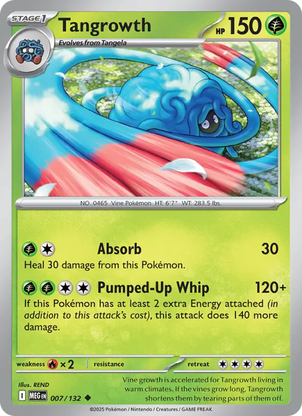Tangrowth 7 Mega Evolution Pokesingles