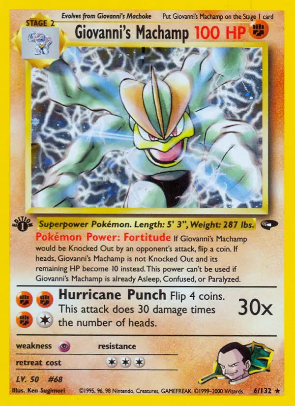 Giovanni's Machamp 6 Gym Challenge Pokesingles