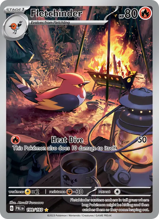 Fletchinder 199 Paldea Evolved Pokesingles