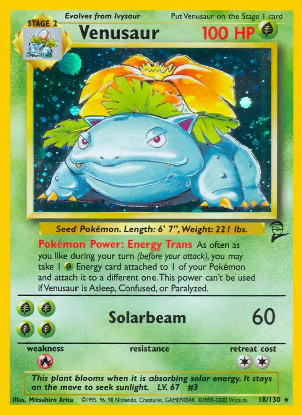 Venusaur 18 Base Set 2 Pokesingles