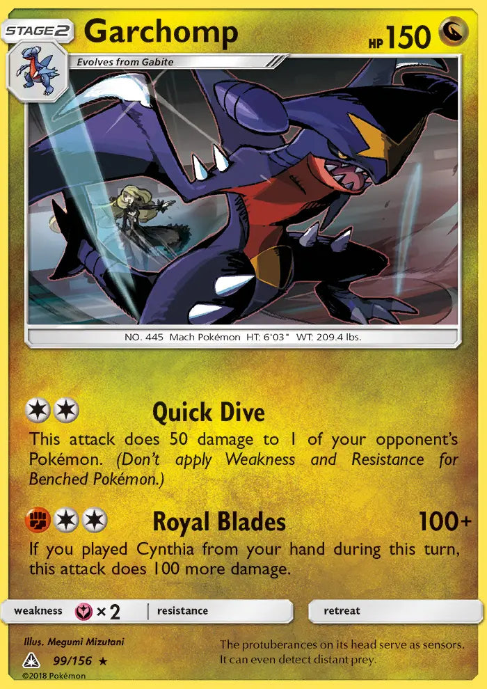 Garchomp 99 Ultra Prism Pokesingles