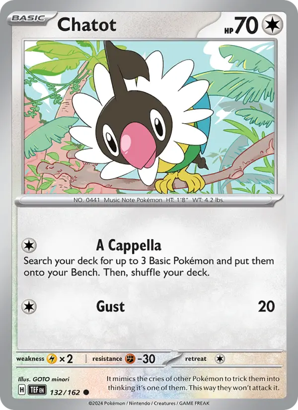 Chatot 132 Temporal Forces Pokesingles