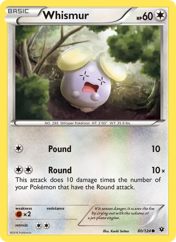 Whismur 80 Fates Collide Pokesingles