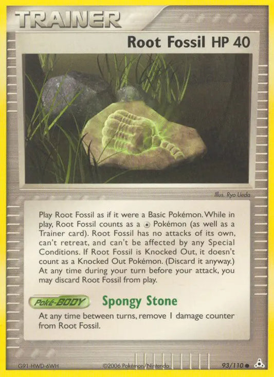 Root Fossil 93 Holon Phantoms Pokesingles