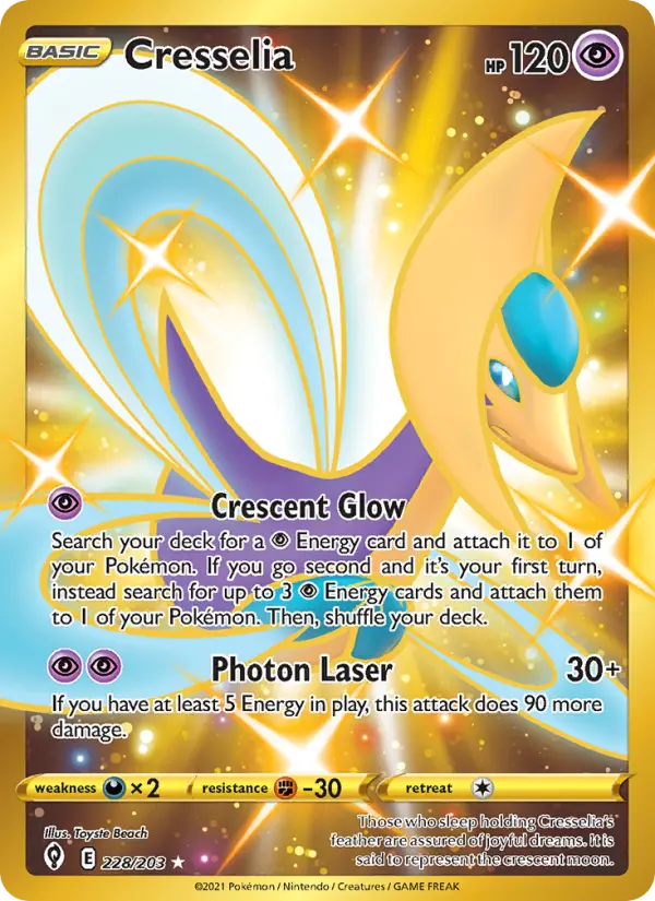 Cresselia 228 Evolving Skies Pokesingles