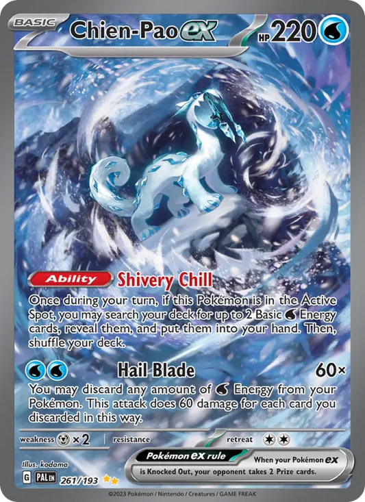 Chien-Pao ex 261 Paldea Evolved Pokesingles