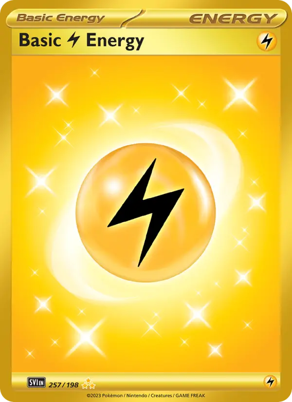 Basic Lightning Energy 257 Scarlet & Violet Pokesingles