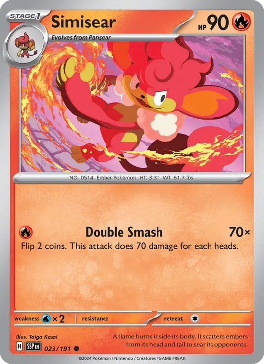 Simisear 23 Surging Sparks Pokesingles