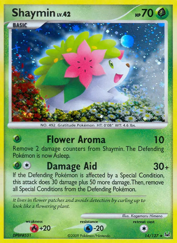 Shaymin 14 Platinum Pokesingles