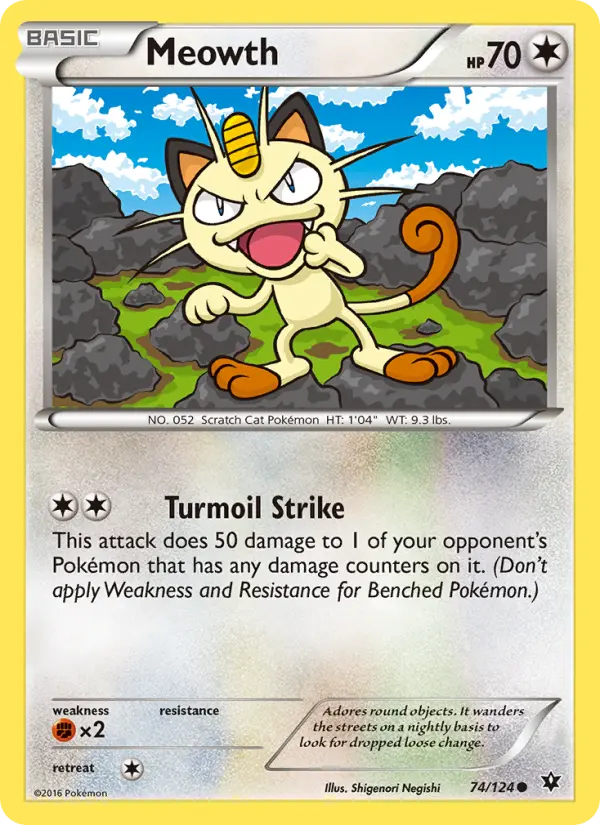 Meowth 74 Fates Collide Pokesingles