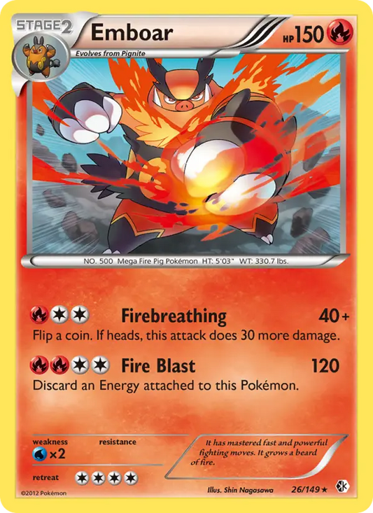Emboar 26 Boundaries Crossed Pokesingles