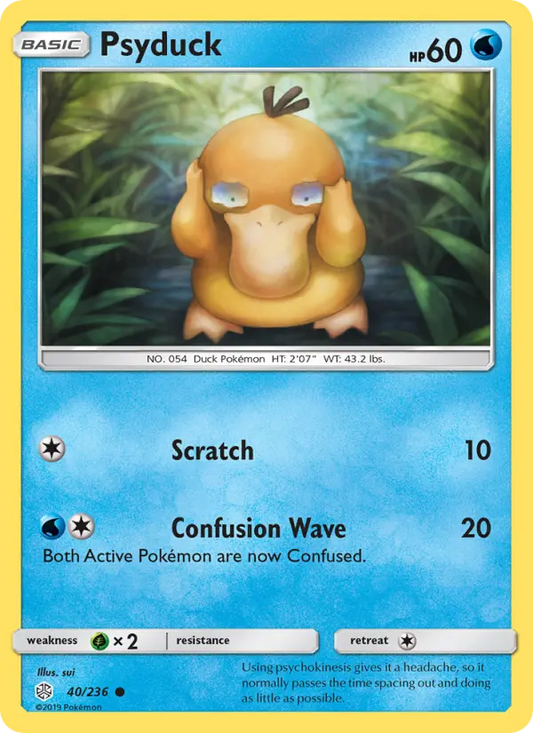 Psyduck 40 Cosmic Eclipse Pokesingles