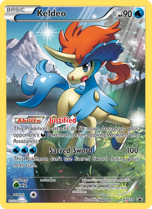 Keldeo XY118 XY Black Star Promos Pokesingles