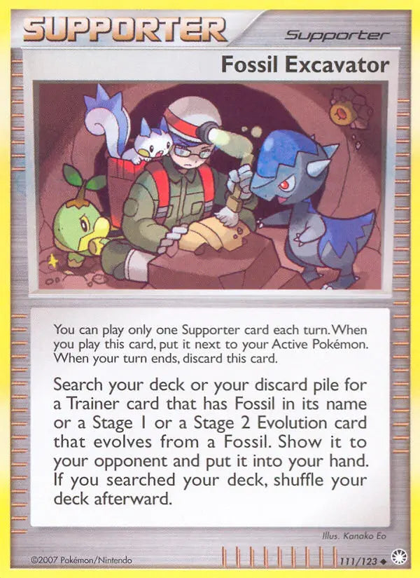 Fossil Excavator 111 Mysterious Treasures Pokesingles