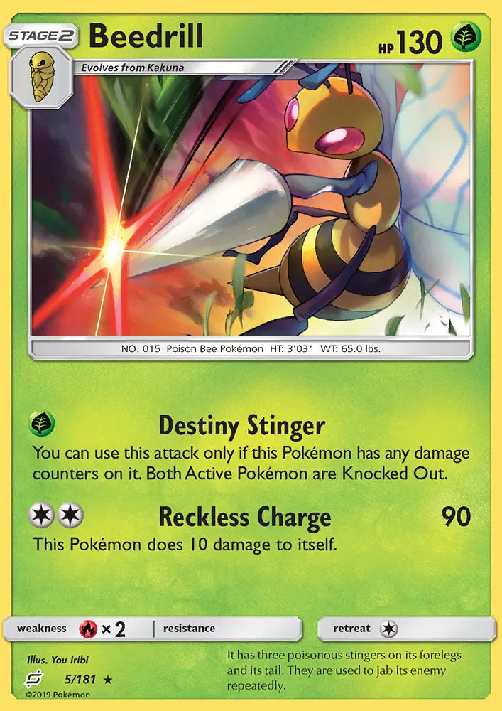 Beedrill 5 Team Up Pokesingles