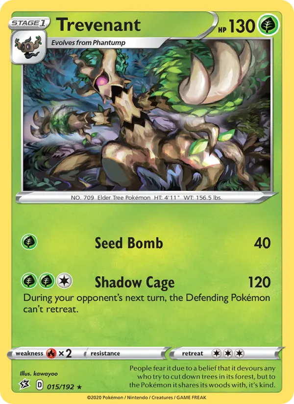 Trevenant 15 Rebel Clash Pokesingles