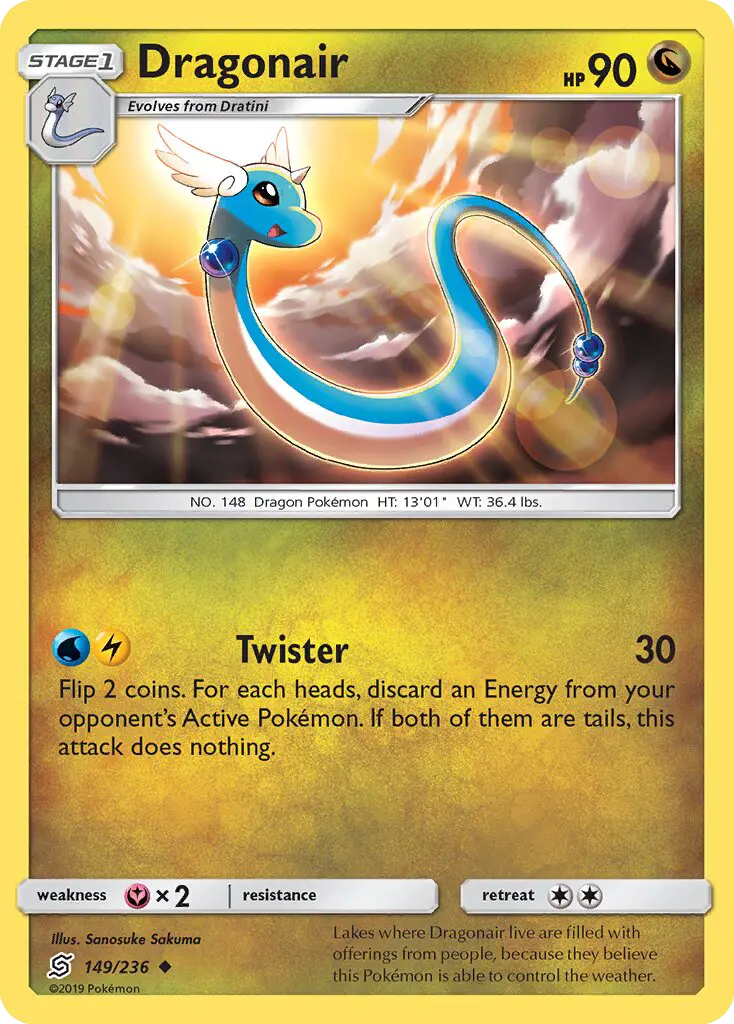 Dragonair 149 Unified Minds Pokesingles